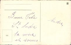 CPA Fantaisie Fleurs Bonne Fete