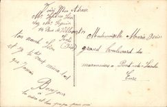 CPA Fantaisie Homme Ste Marie Prenom