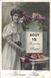 CPA Fantaisie Femme Prenom Marie 