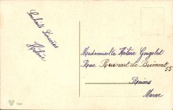 CPA Fantaisie Bonne annee