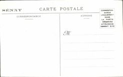 VINTAGE POSTCARD Fantasy Come and Adonis Tapestry from the Goblins Albert Maignan Swan