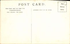 VINTAGE POSTCARD Fantasy Rough sea