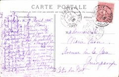 CPA Fantaisie Evian les Bains Barques du leman