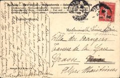 VINTAGE POSTCARD Fantasy Riding Man Horse