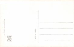 VINTAGE POSTCARD Fantasy Living room 18914 Small Gerald Hello with the Militaria victims