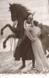VINTAGE POSTCARD Fantasy Living room 1913 Riding Aublet Dragon Horse Militaria Woman