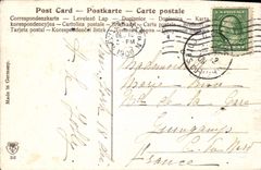 VINTAGE POSTCARD Fantasy Houx Christmas