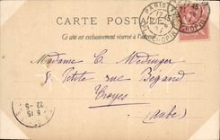 CPA Fantaisie Enfant Melomane Chien 