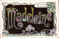 CPA Fantaisie Femme Prenom Madeleine 