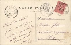 CPA Fantaisie Femme Prenom Louis