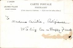 VINTAGE POSTCARD Fantasy Sainte Cecile by Pazzi