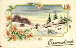 CPA Fantaisie Bonne annee