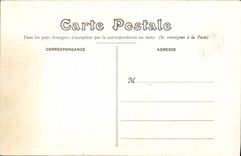 VINTAGE POSTCARD Fantasy Escape of king Gradlon Luminais Museum of Quimper