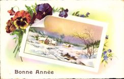 CPA Fantaisie Fleurs