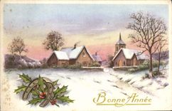 CPA Fantaisie Bonne annee