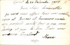 CPA Fantaisie Bonne annee