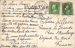 VINTAGE POSTCARD Fantasy New year