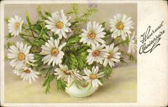 CPA Fantaisie Fleurs