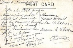 VINTAGE POSTCARD Fantasy Children the review Teddy bear