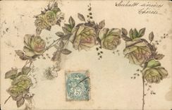 CPA Fantaisie Fleurs 