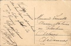 CPA Fantaisie Fleurs Rose