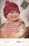 VINTAGE POSTCARD Fantasy Child My servant boy