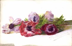 CPA Fantaisie Fleurs