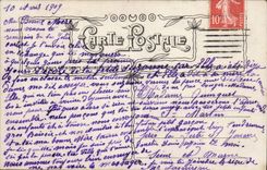 VINTAGE POSTCARD Fantasy Woman Children Commands of mom