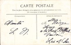 VINTAGE POSTCARD Fantasy Children Big brother and little sister