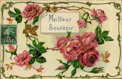 CPA Fantaisie Fleurs