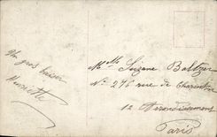 VINTAGE POSTCARD Fantasy Children Skis Ski