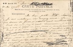 VINTAGE POSTCARD Fantasy Woman faith