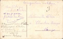 CPA Fantaisie Fleurs Bonne fete