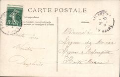 CPA Fantaisie Trefle Porte Bonheur 