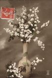 CPA Fantaisie Fleurs Muguet