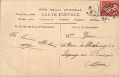 VINTAGE POSTCARD Fantasy Sauvaget Woman