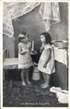 VINTAGE POSTCARD Fantasy Children niches of Suzette