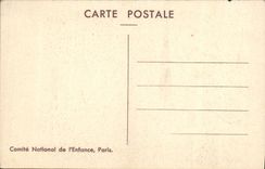 VINTAGE POSTCARD Fantasy Greuze Portrait of a young girl