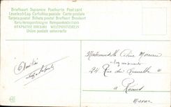 CPA Fantaisie Femme Chien 