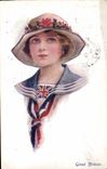 VINTAGE POSTCARD Fantasy United Kingdom Woman