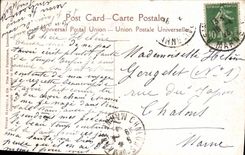 VINTAGE POSTCARD Fantasy Woman France