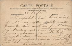 CPA Fantaisie Fleurs (dessin a la main)