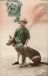 CPA Fantaisie Chien
