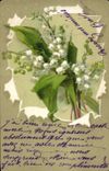 CPA Fantaisie Fleurs Muguet