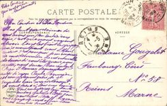 VINTAGE POSTCARD Fantasy Woman the leard