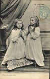 VINTAGE POSTCARD Fantasy Children the prayer