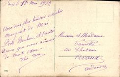 VINTAGE POSTCARD Fantasy Mugue Flowers