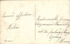 CPA Fantaisie Fleurs Gui