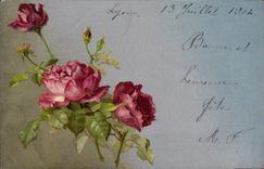 CPA Fantaisie Fleurs