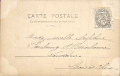 VINTAGE POSTCARD Fantasy Marvellous Woman at the Palais Royal Paris Child